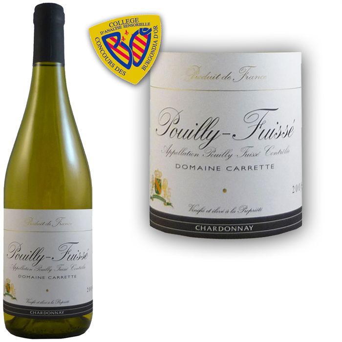 2008   Achat / Vente VIN BLANC Carrette Pouilly Fuissé 2008