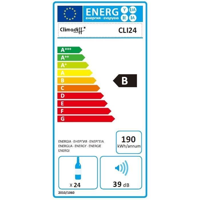  CLI24 - Cave à vin de service - 24 bouteilles1