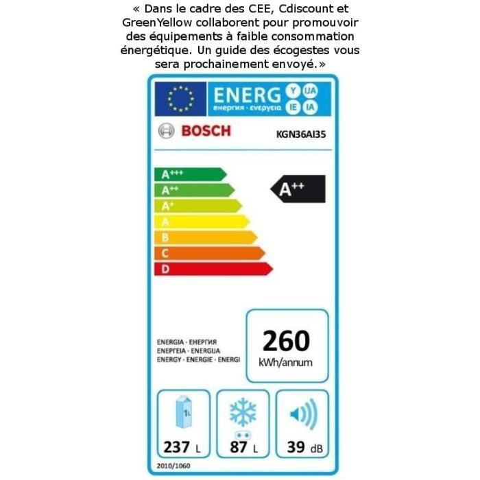  KGN36AI35 - Réfrigérateur congélateur2