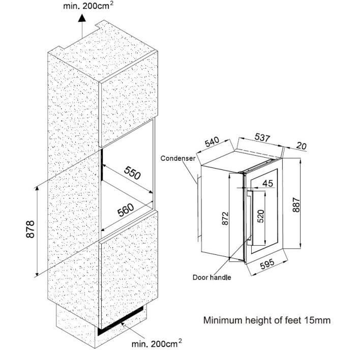  CLI45 - Cave à vin de service - 41 bouteilles3