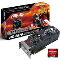 CARTE GRAPHIQUE INTERNE Asus AMD Radeon HD6970 2Go GDDR5 DCII CARTE GRAPHIQUE INTERNE Asus AMD Radeon HD6970 2Go GDDR5 DCII