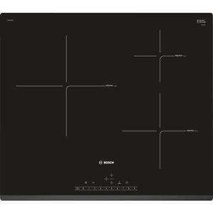 BOSCH PIJ631FB1E - Table de cuisson à Induction - 3 zones - 7400W - L59,2 x P52,2cm - Revêtement verre - Noir BOSCH PIJ631FB1E - Table de cuisson à Induction - 3 zones - 7400W - L59,2 x P52,2cm - Revêtement verre - Noir