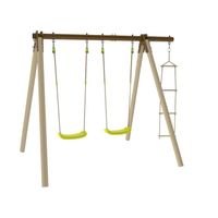 BALANÇOIRE - PORTIQUE Balançoire / Portique en bois TRIGANO PIKI 3 agrè BALANÇOIRE - PORTIQUE Balançoire / Portique en bois TRIGANO PIKI 3 agrè
