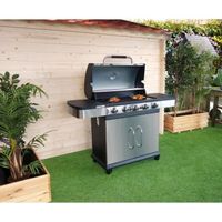BARBECUE GRILL GARDEN Barbecue à gaz 5 brûleurs - Fonte éma BARBECUE GRILL GARDEN Barbecue à gaz 5 brûleurs - Fonte éma