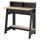 EMY Bureau industriel décor chêne et gris foncé -