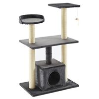 ARBRE À CHAT Arbre à chat Luigi - 60x40x95cm - Gris ARBRE À CHAT Arbre à chat Luigi - 60x40x95cm - Gris