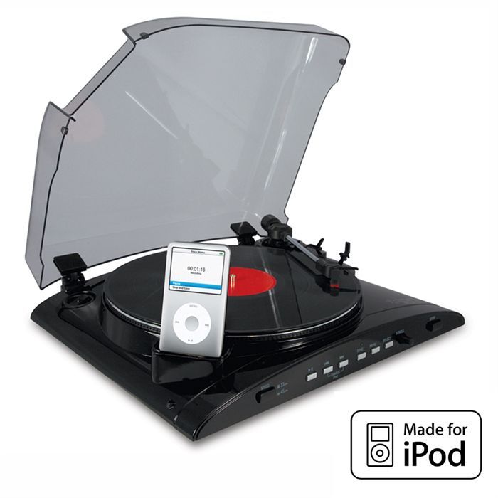 Vinyle   Station daccueil iPod   Enregistrement 33/ 45 tours + 78