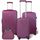 KINSTON Set 3 valises 4 roues + Vanity Violet