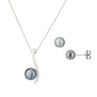 PARURE NACRE DE PERLE Parure Argent 925° Oxydes de Zircon PARURE NACRE DE PERLE Parure Argent 925° Oxydes de Zircon