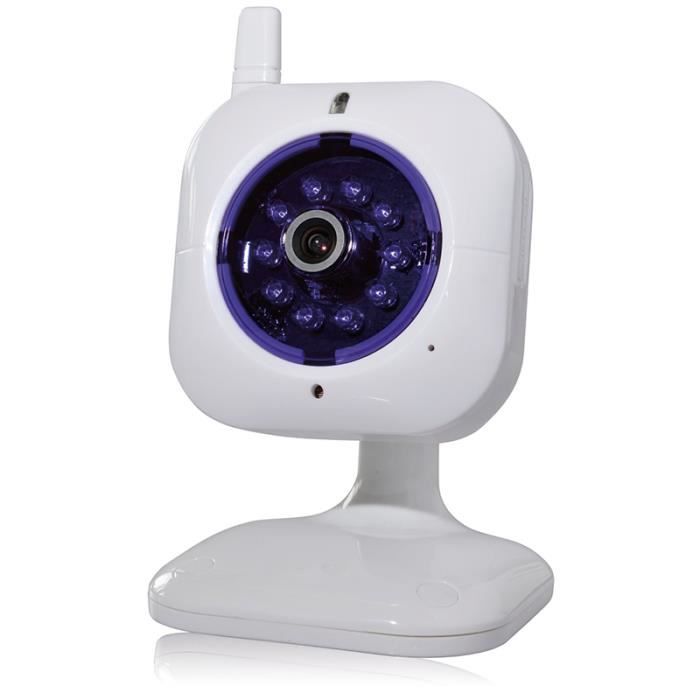 camera intérieure fixe IP mjpeg 300 000 pixels plug and play  wifi ou