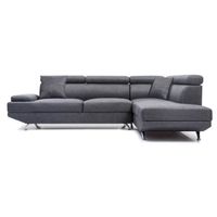 CANAPÉ - SOFA - DIVAN SCOOP Canapé d'angle droit fixe 4 places - Tissu g CANAPÉ - SOFA - DIVAN SCOOP Canapé d'angle droit fixe 4 places - Tissu g