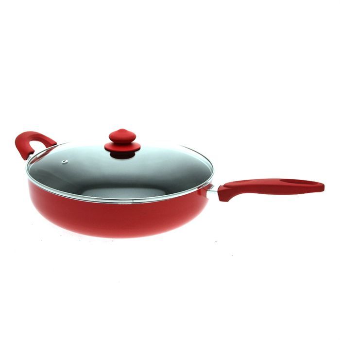 SITRAM Sauteuse 32 cm framboise induction + CV   Achat / Vente POELE