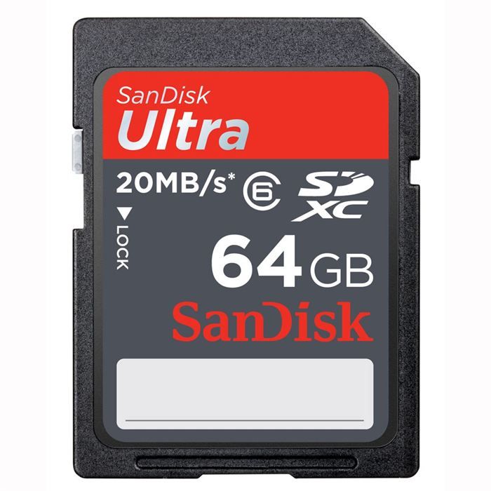 SANDISK SDXC 64 Go   Achat / Vente CARTE MEMOIRE SANDISK SDXC 64 Go