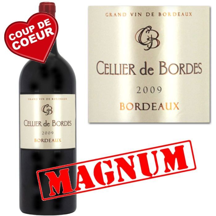 2009   Achat / Vente VIN ROUGE Magnum Cellier de Bordes 2009