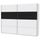 RECOVER Armoire de chambre style contemporain blan