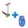 PAT'PATROUILLE Pack Trottinette Flex + Casque avec