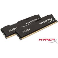 MÉMOIRE RAM HyperX FURY Black 8Go DDR3 160 HX316C10FBK2/8 MÉMOIRE RAM HyperX FURY Black 8Go DDR3 160 HX316C10FBK2/8