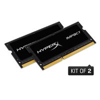 MÉMOIRE RAM Kingston 8Go DDR3L HyperX Impact CL10 MÉMOIRE RAM Kingston 8Go DDR3L HyperX Impact CL10