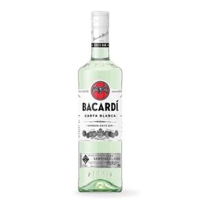Bacardi Carta Blanca Rhum Blanc 70 cl - 37.5° Bacardi Carta Blanca Rhum Blanc 70 cl - 37.5°