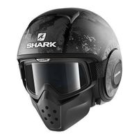 CASQUE MOTO SCOOTER SHARK Casque Drak Evok - Noir et gris CASQUE MOTO SCOOTER SHARK Casque Drak Evok - Noir et gris