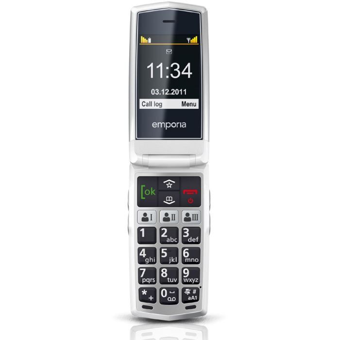 EMPORIA CLICK Blanc   Achat / Vente TELEPHONE PORTABLE EMPORIA CLICK