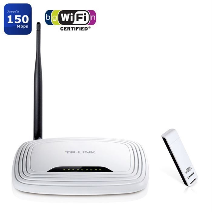 Fil 150 Mbps   Achat / Vente MODEM   ROUTEUR TP Link Kit Sans Fil 150