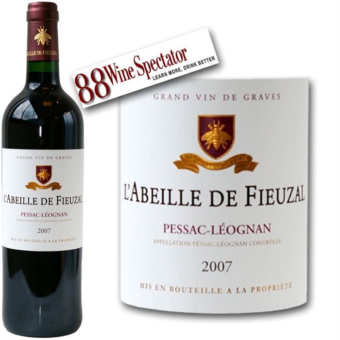 2007   Achat / Vente VIN ROUGE Abeille de Fieuzal 2007