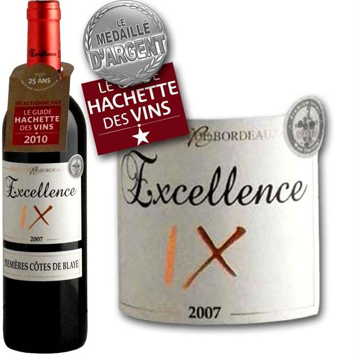 2007   Achat / Vente VIN ROUGE Excellence IX 2007