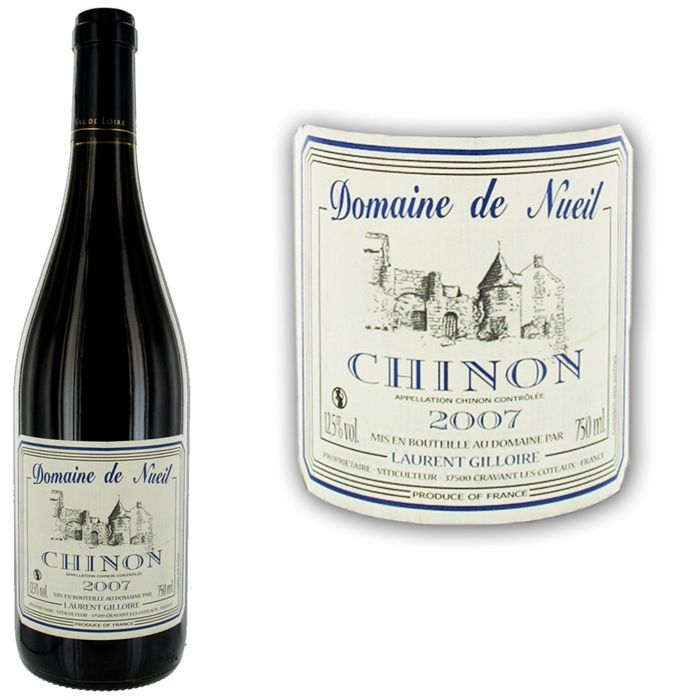 2007   Achat / Vente VIN ROUGE Domaine de Nueil Chinon 2007