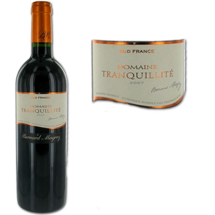 2007   Achat / Vente VIN ROUGE Domaine Tranquillité 2007  