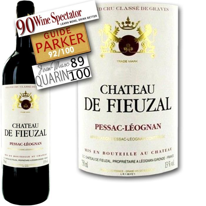 2008   Achat / Vente VIN ROUGE Château de Fieuzal 2008  