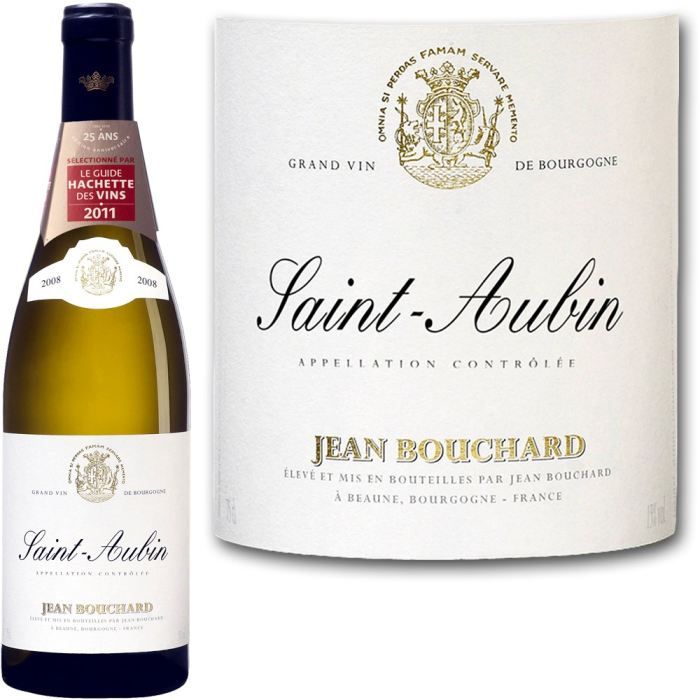 2008   Achat / Vente VIN BLANC Saint Aubin Jean Bouchard 2008