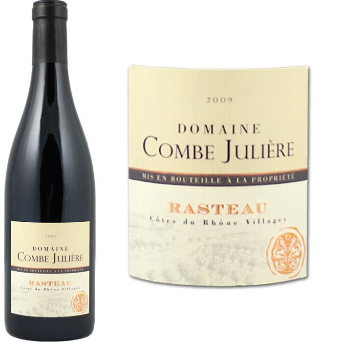 Julière 2009   Achat / Vente VIN ROUGE Rasteau Combe Julière 2009