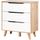Commode bois massif blanc