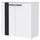 BOUNTY Buffet bas contemporain blanc mat et décor