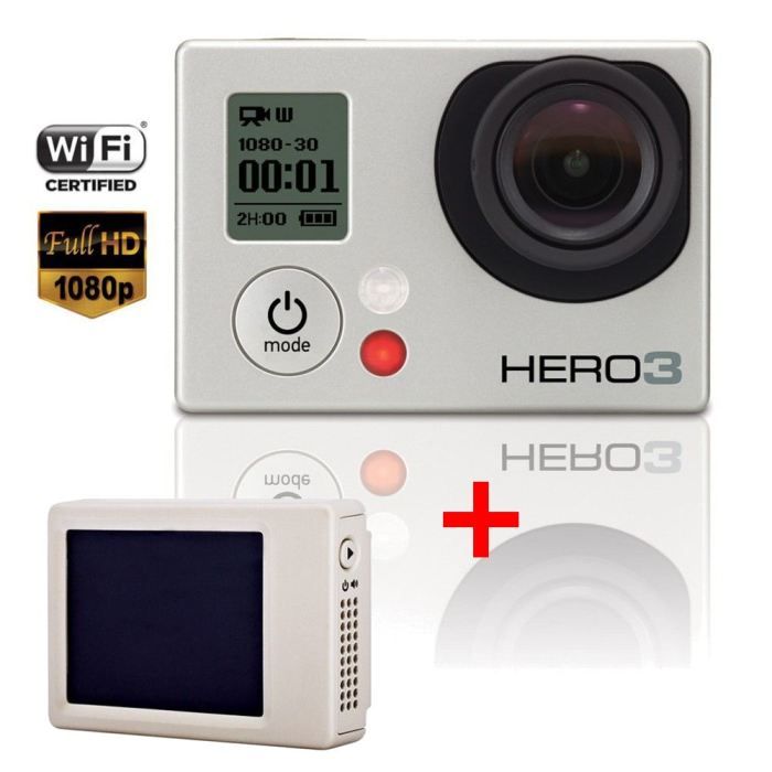 GoPro HERO 3 + GoPro Ecran LCD   Achat / Vente CAMESCOPE moins cher