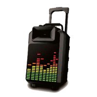ENCEINTE ET RETOUR IBIZA POWER8-LED Sono portable 120W Façade animée ENCEINTE ET RETOUR IBIZA POWER8-LED Sono portable 120W Façade animée