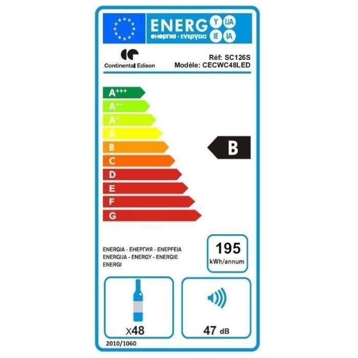  CECWC48LED - Cave à vin de service - 483