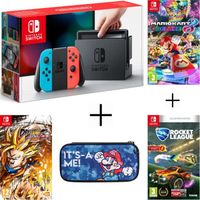 CONSOLE NINTENDO SWITCH Pack Nintendo Switch Néon + Dragon Ball FighterZ ( CONSOLE NINTENDO SWITCH Pack Nintendo Switch Néon + Dragon Ball FighterZ (