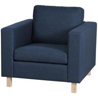 FAUTEUIL FINLANDEK Fauteuil SVEN - Tissu bleu - Scandinave FAUTEUIL FINLANDEK Fauteuil SVEN - Tissu bleu - Scandinave