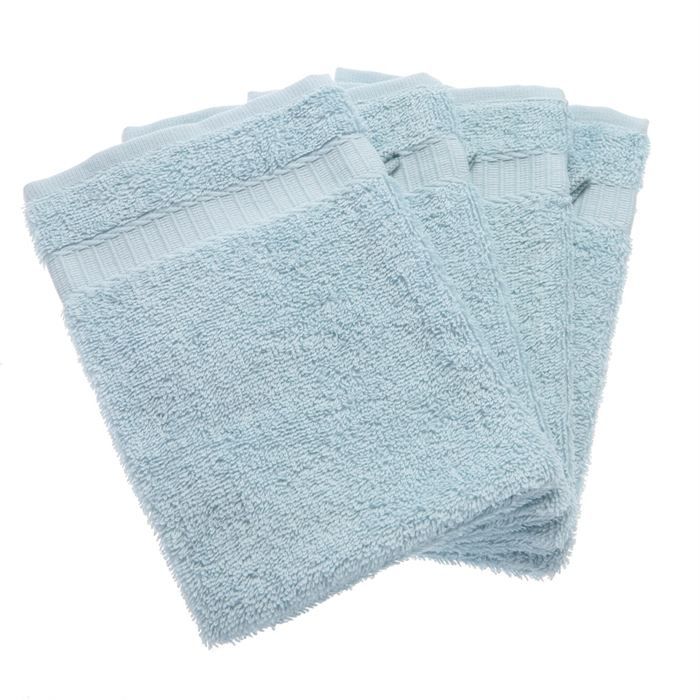 15 x 21 cm BLEU   Achat / Vente GANTS DE TOILETTE Lot 4 gants 15 x 21