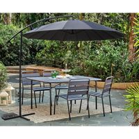 PARASOL FINLANDEK Parasol déporté Shanghai aluminium 3m - PARASOL FINLANDEK Parasol déporté Shanghai aluminium 3m -