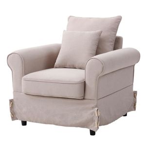 L Cheverny Fauteuil P 76 75 Naturel Cm Chesterfield X Lin 35j4cALqR