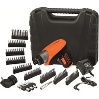 VISSEUSE - DÉVISSEUSE BLACK & DECKER Tournevis 3,6 V avec 99 accessoires VISSEUSE - DÉVISSEUSE BLACK & DECKER Tournevis 3,6 V avec 99 accessoires