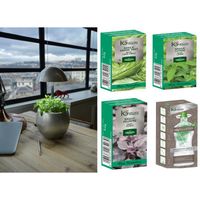 KIT DE CULTURE KG BY VILMORIN Jardin d'intérieur Vilma + trio de KIT DE CULTURE KG BY VILMORIN Jardin d'intérieur Vilma + trio de
