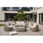 ISA Salon de jardin 5 places en résine tressée - Gris - Achat ... ISA Salon de jardin 5 places en résine tressée - Gris - Achat ...