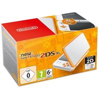 CONSOLE NEW 2DS XL New Nintendo 2DS XL Blanche et Orange CONSOLE NEW 2DS XL New Nintendo 2DS XL Blanche et Orange