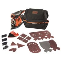 PONCEUSE - POLISSEUSE BLACK & DECKER Pack multiponceuse 4 en 1 220 W aut PONCEUSE - POLISSEUSE BLACK & DECKER Pack multiponceuse 4 en 1 220 W aut
