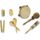 DELSON LT7 Malette de 7 instruments percussions en