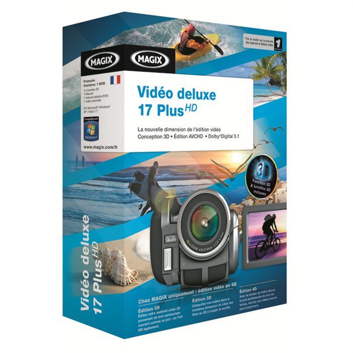 17 PLUS   Achat / Vente CREATION NUMERIQUE MAGIX VIDEO DELUXE 17